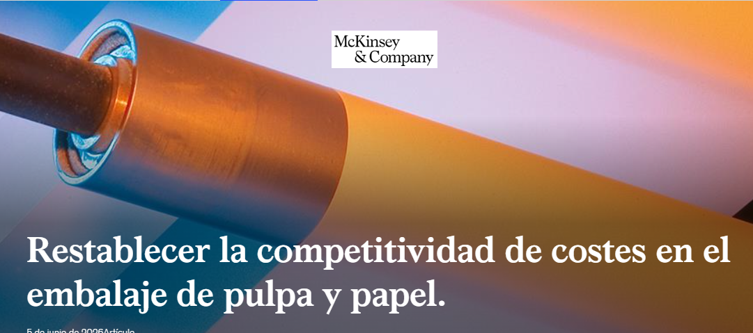 Restablecer la competitividad de costes en el embalaje de pulpa y papel.